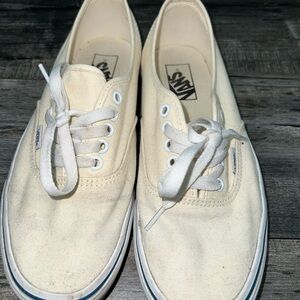 Vans Off-White Canvas Shoes